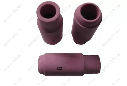 Фото 1- Керамическое сопло №6 9,5 мм 47 мм