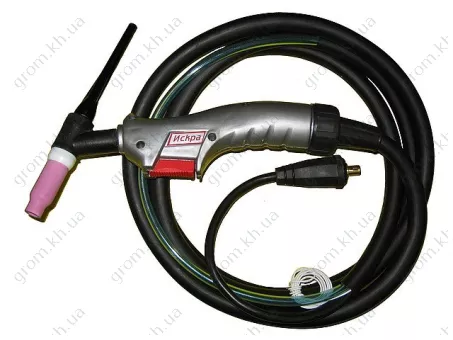 Фото 1- Горелка для аргонодуговой сварки Искра 200А 4,0 м