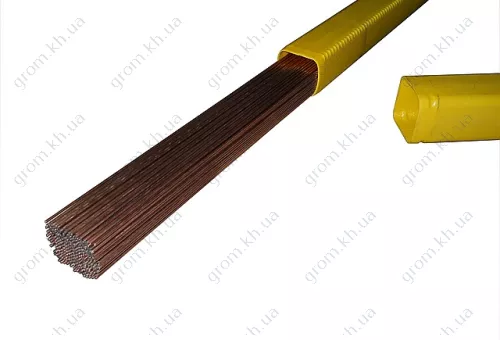 Фото 1- Пруток присадочный омедненный ∅ 1,6 TIG ER70S-6 (аналог СВ08Г2С)