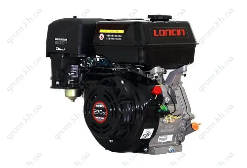 Фото 1- Двигатель бензиновый Loncin G270F 9 л.с.