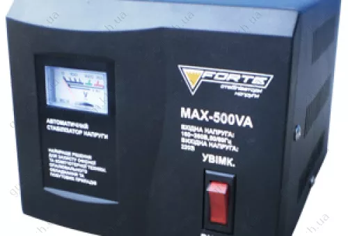 Фото 1- Стабилизатор напряжения Forte Max 500
