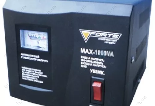 Фото 1- Стабилизатор напряжения Forte Max 1000