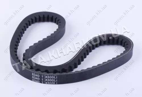 Фото 1- Ремень 17*800 зубчатый (L-420mm*2) - 168F
