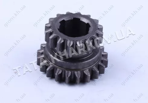 Фото 1- Шестерня головного валу здвоєна (перед./задн.передач) Z-20/16 - 168F-170F