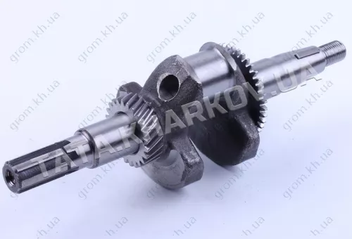 Фото 1- Колінвал у зборі під шліци Ø20 mm - 168F