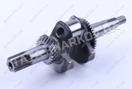 Фото 1- Колінвал у зборі під шліци Ø25 mm - 168F