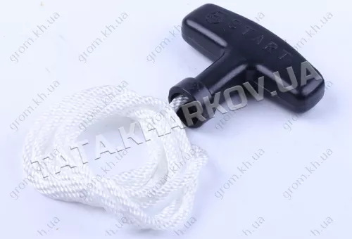 Фото 1- Ручка стартера з мотузкою - 168F