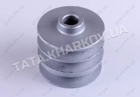 Фото 1- Шкив ремня ведущий 3 ручья (поcадочн. Ø19mm) - 168F