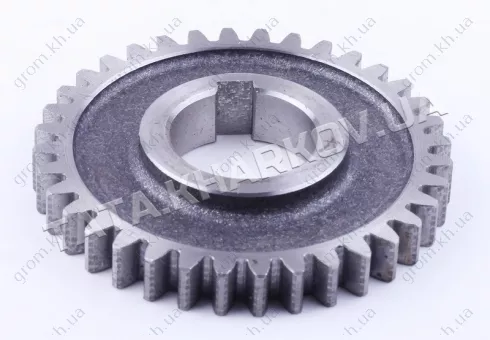 Фото 1- Шестерня первинна ручного пуску Z-36 внутр. Ø30 мм (з валом зачепа) - ZS/ZH1100