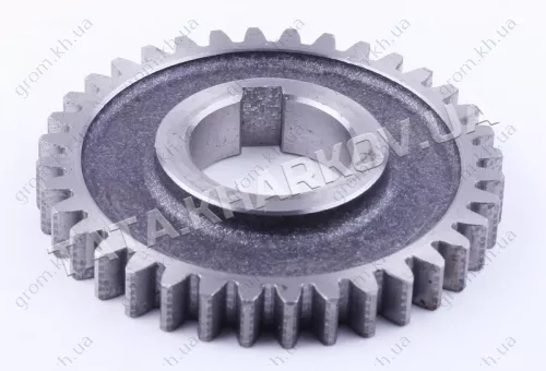 Фото 1- Шестерня первинна ручного пуску Z-36 внутр. Ø30 мм (з валом зачепа) - ZS/ZH1100
