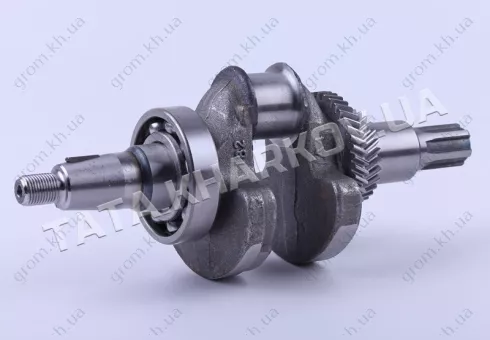 Фото 1- Колінвал у зборі під шліць Ø25 mm - 188F