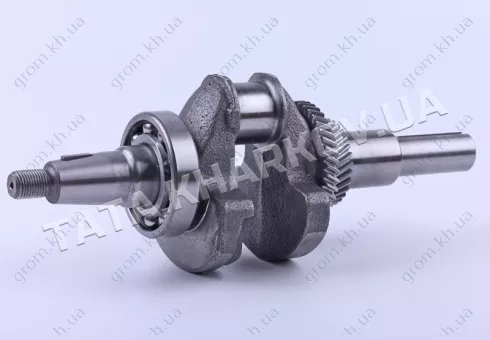 Фото 1- Колінвал у зборі під шпонку Ø25 mm - 188F