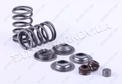 Фото 1- Клапанный механизм комплект (пружины, тарелки, сальн.клап.) на 2 кл. - 177F