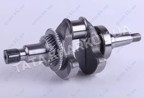 Фото 1- Колінвал у зборі під шліць Ø25 mm - 177F