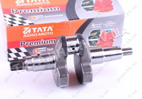 Фото 1- Коленвал голый под шлиц Ø25 mm - 186F - Premium