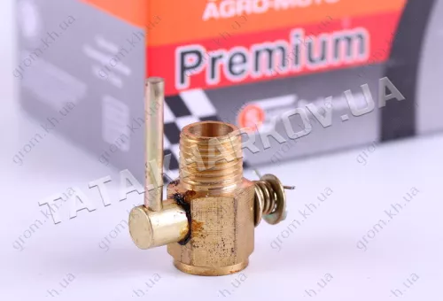 Фото 1- Кран головки зливу рідини, що охолоджує Ø13 mm - 180N - Premium