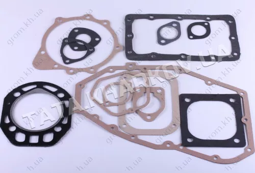 Фото 1- Прокладка двигуна комплект 13 од. (довга кришка) 80 мм - 180N