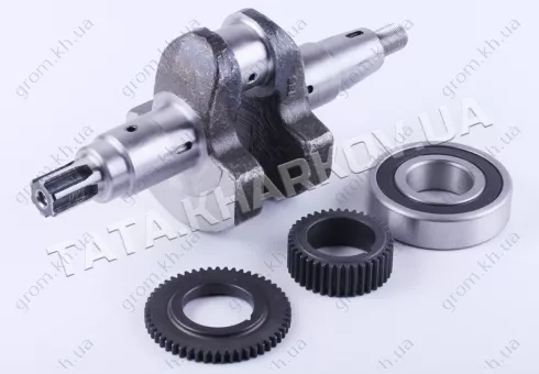 Фото 1- Коленвал в сборе под шлицы Ø25 mm - 186F