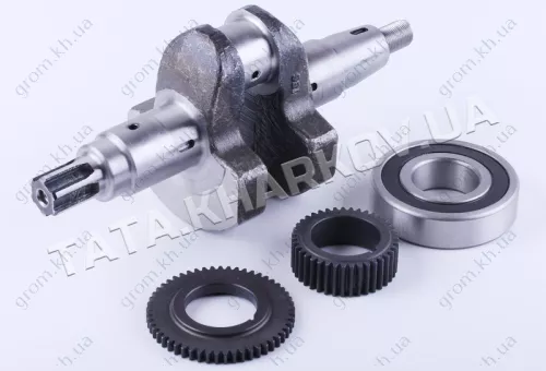 Фото 1- Коленвал в сборе под шлицы Ø25 mm - 186F