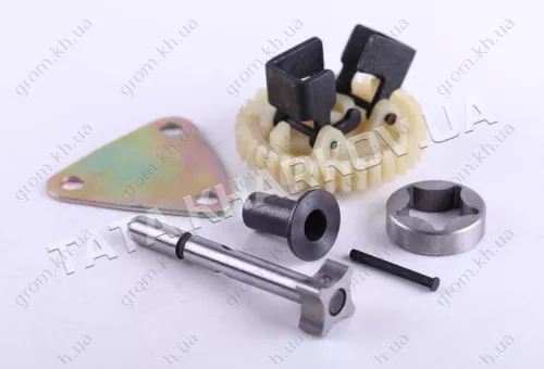 Фото 1- Насос масляный комплект (пластина, шестерня Z-37) - 186F