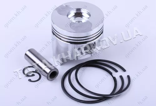 Фото 1- Поршневий комплект 86,0 mm STD (тупий конус форкамери) - 186F