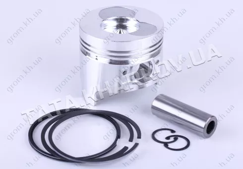 Фото 1- Поршневий комплект 86,5 мм (гострий конус форкамери) - 186F