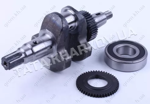 Фото 1- Коленвал в сборе под шлицы Ø25 mm - 178F