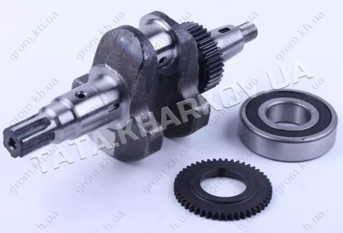 Фото 1- Коленвал в сборе под шлицы Ø25 mm - 178F