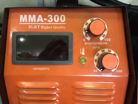 Фото 1- Сварочный инвертор Зубр MMA 300 с форсажем дуги