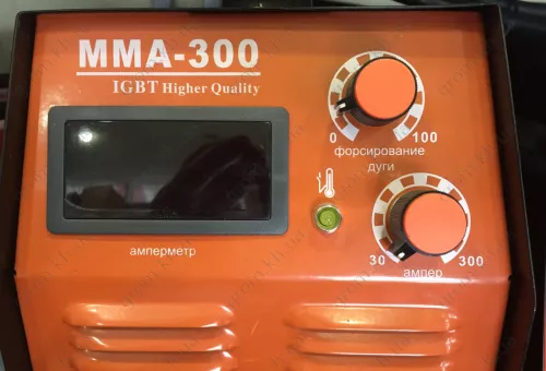 Фото 1- Сварочный инвертор Зубр MMA 300 с форсажем дуги