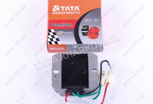 Фото 1- Реле зарядки (2 роз'єми 3 дроти) - 178F/186F - Premium