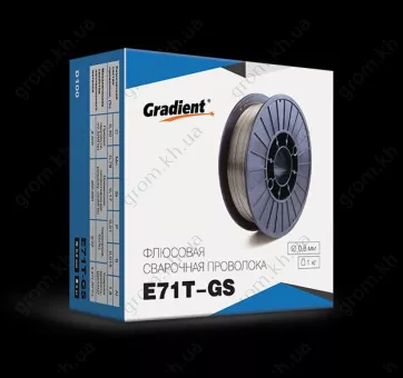 Фото 1- Дріт зварювальний флюсовий Vita ET71GS 0,8 мм вага 1,0 кг