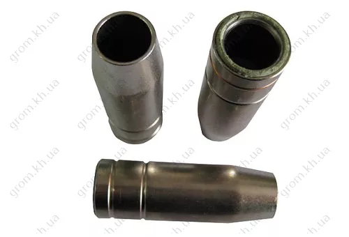 Фото 1- Газове сопло 18 мм нікельоване без різьблення