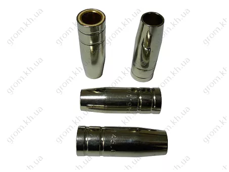 Фото 1- Газовое сопло MB 14/15 никелированное без резьбы