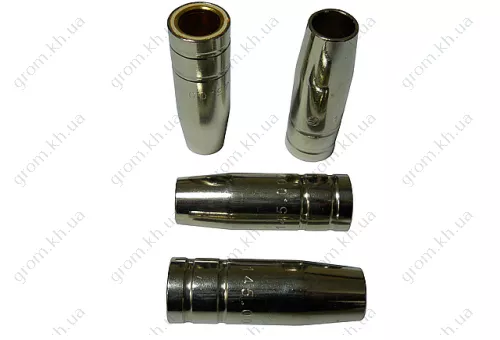 Фото 1- Газовое сопло MB 14/15 никелированное без резьбы