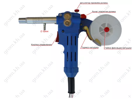 Фото 1- Горелка полуавтоматическая NBC-200A