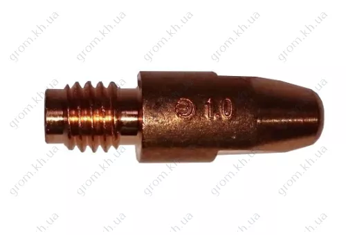 Фото 1- Струмознімний наконечник E-Cu M8 D 1,0/10/30