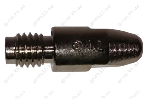 Фото 1- Токосъемный наконечник E-Cu-Ni M8 D 1,2/10/30