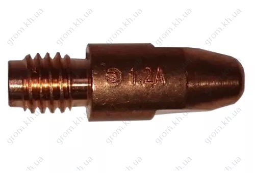 Фото 1- Токознімний наконечник E-Cu/Alu M8 D 1,2/10/30