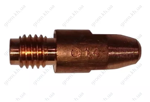 Фото 1- Струмознімний наконечник E-Cu M8 D 1,4/10/30