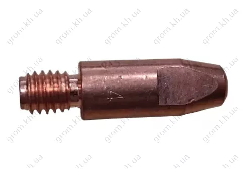 Фото 1- Токоснімний наконечник ф1,4 М6\28 Binzel для зварювальних напівавтоматів ф1,4/М6/28