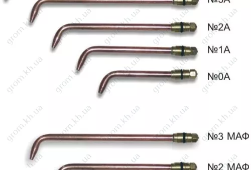 Фото 1- Наконечники сварочные (трубчатые медные) к горелкам Г2 №0А