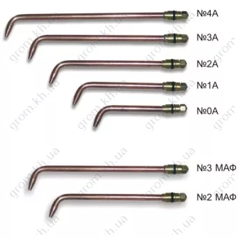 Фото 1- Наконечники сварочные (трубчатые медные) к горелкам Г2 №2А