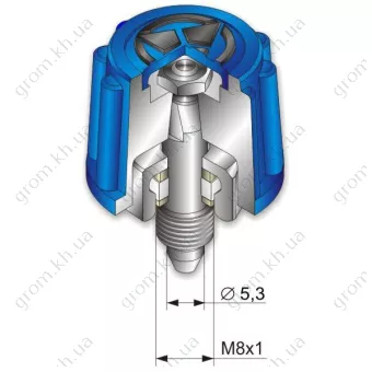 Фото 1- Узел вентиля в сборе (КП) на Р 1 Донмет 502
