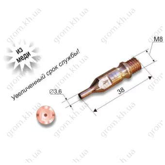 Фото 1- Мундштуки внутренние к резакам Р1 Донмет 142А/142МАФ