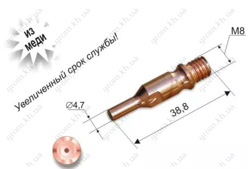 Фото 1- Мундштуки внутренние к резакам Р3 Донмет 300А, Р3 Донмет 337А