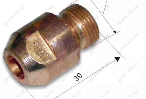 Фото 1- Мундштук наружный к резаку Донмет 502