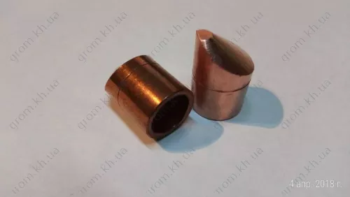 Фото 1- Колпачковый электрод для контактной сварки МТ-603 Конус 1 шт