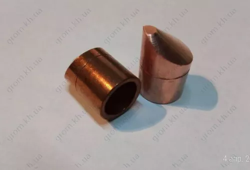 Фото 1- Колпачковый электрод для контактной сварки МТ-603 Конус 1 шт