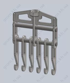 Фото 1- Гребінка для рихтування споттером метал 3 мм